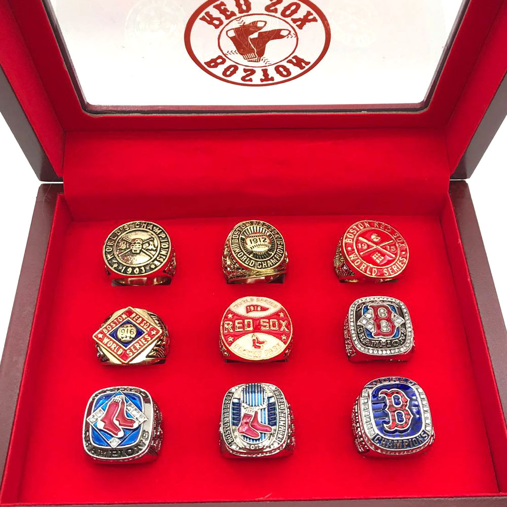 9 Boston Red Sox World Series Rings Set – Championship Rings Store