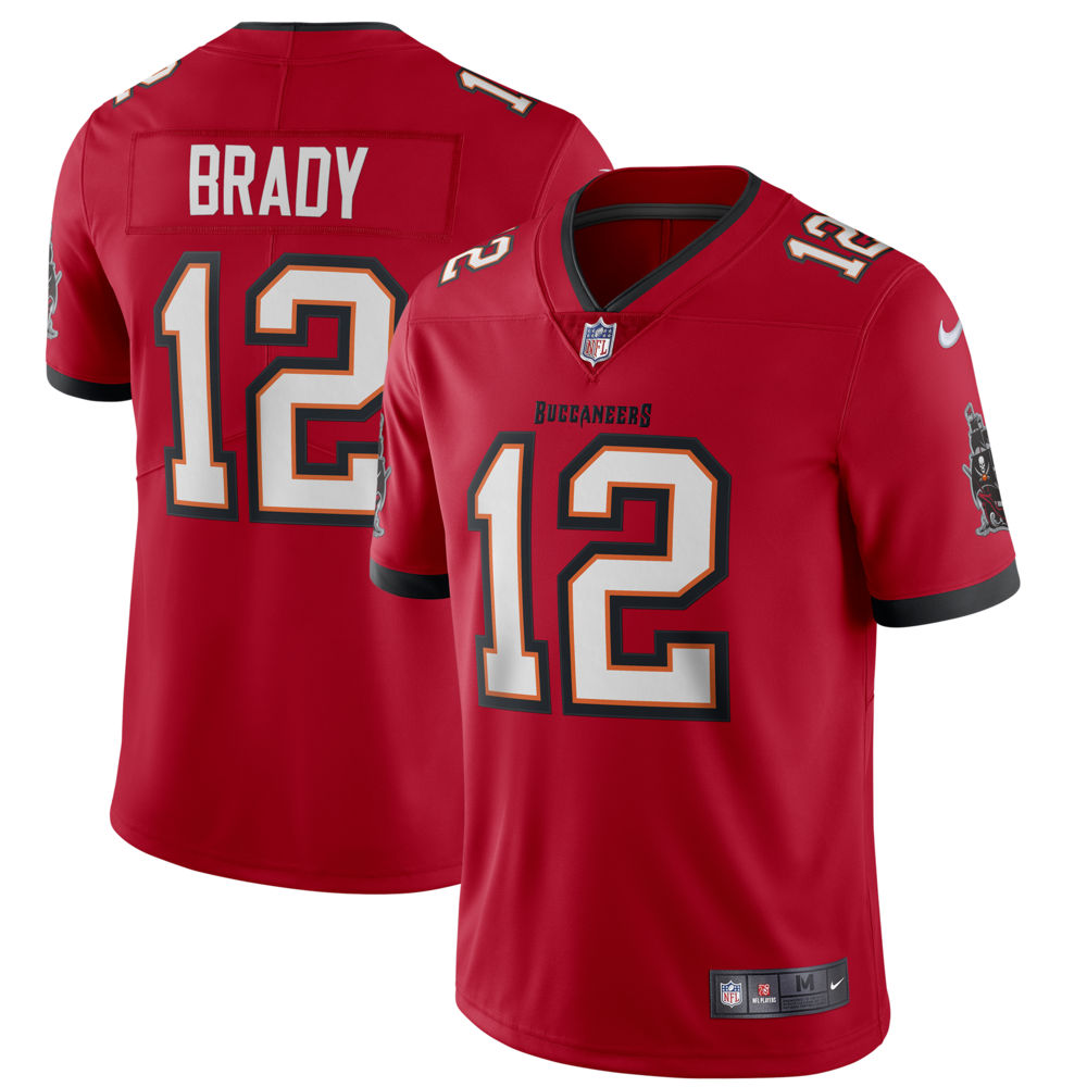 NFL_Jerseys 10E Jersey Tampa''Bay''Buccaneers''Men #12 Tom Brady 45 Devin  White 13 Mike Evans''NFL''Women Youth Custom Red Vapor Limited Jersey 