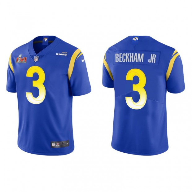 Men Los Angeles Rams Odell Beckham Jr. Vapor Limited Royal Jersey